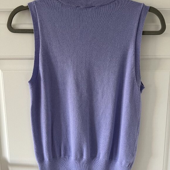 Ann Taylor Crew Neck Sweater Shell - Picture 2 of 6